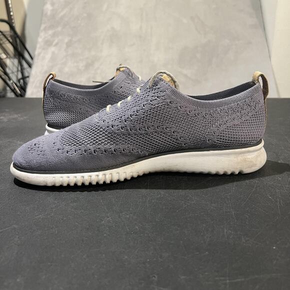 Cole Haan Shoes Mens Size 10.5 Gray Zerogrand Stitchlite Wingtip Oxford C27947 main image 7